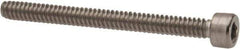 Value Collection - #6-32 UNC Hex Socket Drive, Socket Cap Screw - Grade 316 Stainless Steel, 1-1/2" Length Under Head - Eagle Tool & Supply