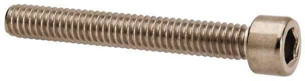 Value Collection - #8-32 UNC Hex Socket Drive, Socket Cap Screw - Grade 316 Stainless Steel, 1-1/4" Length Under Head - Eagle Tool & Supply