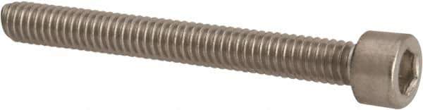 Value Collection - #8-32 UNC Hex Socket Drive, Socket Cap Screw - Grade 316 Stainless Steel, 1-1/2" Length Under Head - Eagle Tool & Supply