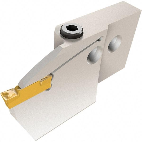 Iscar - 3mm Groove Width, 6mm Max Depth of Cut, Right Hand Cut, HGAE Indexable Grooving Blade - Series Heliface - Eagle Tool & Supply