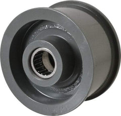 Browning - 2-1/2" Cast Iron Flat Face Idler - Drive Tighteners & Idlers - Eagle Tool & Supply