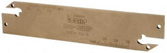 Iscar - 1.2598" Blade Height, 0.0945" Blade Width, 5.9055" OAL, Neutral Cut, Double End Indexable Cut-Off Blade - DGFH Blade - Eagle Tool & Supply