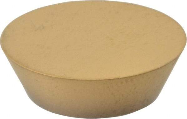 Kennametal - RFHN53 Grade KC725M Carbide Milling Insert - TiN/TiCN/TiN Finish, 3/16" Thick, 5/8" Inscribed Circle - Eagle Tool & Supply