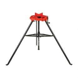 Value Collection - 1/8" to 6" Pipe Capacity, Portable Tristand Chain Vise - Eagle Tool & Supply