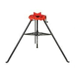 Value Collection - 1/8" to 6" Pipe Capacity, Portable Tristand Chain Vise - Eagle Tool & Supply