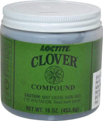 Loctite - 1 Lb Water Soluble Compound - Compound Grade Extra Fine, 280 Grit, Black & Gray, Use on General Purpose - Eagle Tool & Supply