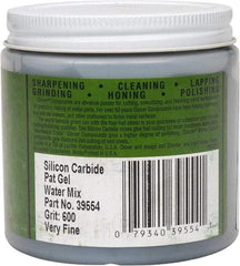 Loctite - 1 Lb Water Soluble Compound - Compound Grade Super Fine, 600 Grit, Black & Gray, Use on General Purpose - Eagle Tool & Supply