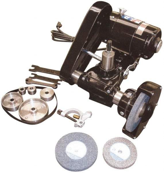 Dumore - Interchangeable, Internal and External Spindle, Tool Post Grinder - 1/2, 1/2 hp, 120 Volts, 1-7/8 Inch Spindle Hole Diameter - Eagle Tool & Supply