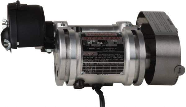 Themac - Interchangeable, External Spindle, Tool Post Grinder - 1/8, 12 to 15 Inch Lathe Swing Compatibility, 1/2 hp, 115 Volts, 11-5/32 Inch Long, 55/64, 1-7/64, 1-47/64, 1-63/64 and 2-13/16 Inch Spindle Hole Diameter - Eagle Tool & Supply