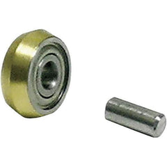 Dynabrade - Contact Wheels Outside Diameter (Inch): 7/16 Wheel Width (Inch): 1/8 - Eagle Tool & Supply