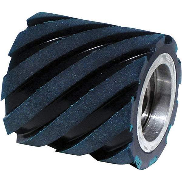 Dynabrade - 2" Diam x 2" Wide Contact Wheel Assembly - 1/2" Arbor Hole, Standard, 70 Duro Urethane Face - Eagle Tool & Supply