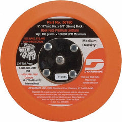 Dynabrade - 5" Diam Disc Backing Pad - 12,000 RPM - Eagle Tool & Supply