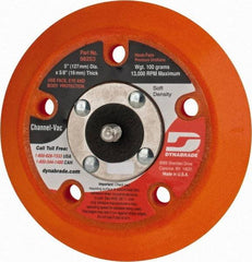Dynabrade - 5" Diam Disc Backing Vacuum Replacement Pad - Soft Density, 12,000 RPM - Eagle Tool & Supply