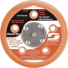 Dynabrade - 5" Diam Disc Backing Vacuum Replacement Pad - Soft Density, 12,000 RPM - Eagle Tool & Supply