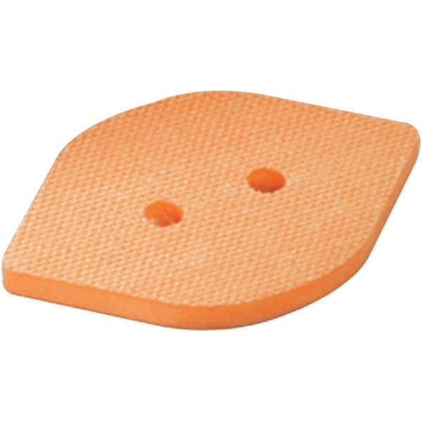 Dynabrade - 2-3/8" Wide, 3-3/4" Long, Tear Drop, Hook & Loop Face Conversion Backing Pad - Eagle Tool & Supply