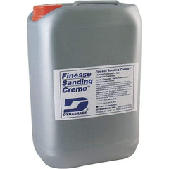 Dynabrade - 1 Gal Sanding Creme Compound - Compound Grade Fine, White, For High Glossing, Use on Composites, Fiberglass & Metal - Eagle Tool & Supply