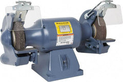 Baldor - 8" Wheel Diam x 1" Wheel Width, 3/4 hp Grinder - 3/4" Arbor Hole Diam, 1 Phase, 1,800 Max RPM, 115/230 Volts - Eagle Tool & Supply