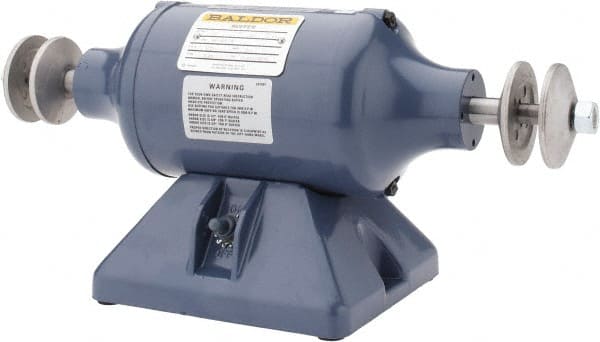 Baldor Reliance - 6" Wheel Diam x 3/4" Wheel Width, 1/3 hp Buffer - Eagle Tool & Supply