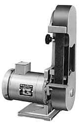 Baldor - 48 Inch Long x 2 Inch Wide Belt Grinder - 1.5 hp, 115/230 Volts, 3600 RPM Disc Speed, Vertical Belt, 6,000, 6300 Ft. per Min Belt Speed - Eagle Tool & Supply