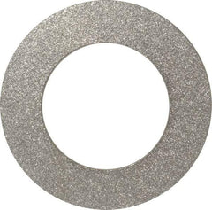 Made in USA - 5" Diam x 3" Hole x 1/4" Thick, 90/100 Grit Surface Grinding Wheel - Diamond, Coarse Grade - Eagle Tool & Supply
