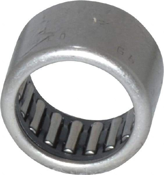 IKO - 0.472" Bore Diam, 1,110 Lb. Dynamic Capacity, 12 x 16 x 10mm, Caged, Open End, Shell Needle Roller Bearing - 0.63" Outside Diam, 0.394" Wide - Eagle Tool & Supply