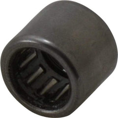 INA Bearing - 0.315" Bore Diam, 620 Lb. Dynamic Capacity, 8 x 12 x 10mm, Caged, Single Seal, Open End, Shell Needle Roller Bearing - 0.472" Outside Diam, 0.394" Wide - Eagle Tool & Supply