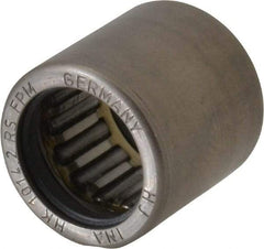 INA Bearing - 0.394" Bore Diam, 990 Lb. Dynamic Capacity, 10 x 14 x 14mm, Caged, Double Seal, Open End, Shell Needle Roller Bearing - 0.551" Outside Diam, 0.551" Wide - Eagle Tool & Supply