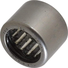 IKO - 0.591" Bore Diam, 1,750 Lb. Dynamic Capacity, 15 x 21 x 16mm, Caged, Double Seal, Open End, Shell Needle Roller Bearing - 0.827" Outside Diam, 0.63" Wide - Eagle Tool & Supply