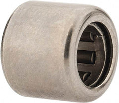 INA Bearing - 5/32" Bore Diam, 285 Lb. Dynamic Capacity, 5/32 x 9/32 x 1/4", Caged, Open End, Shell Needle Roller Bearing - 9/32" Outside Diam, 1/4" Wide - Eagle Tool & Supply