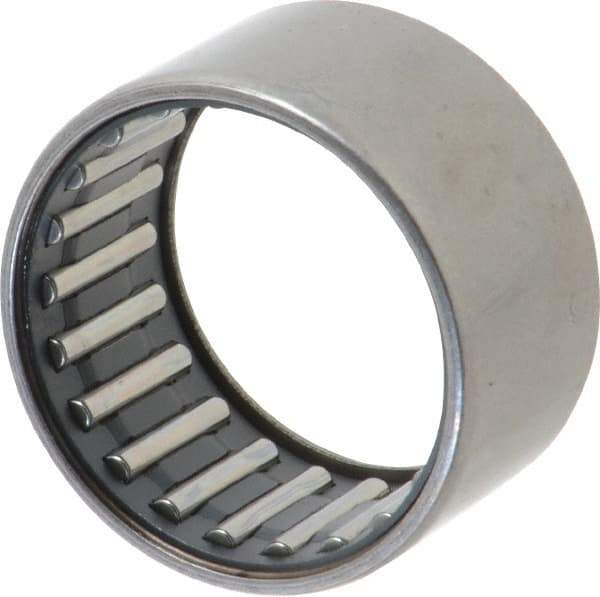 IKO - 1-1/8" Bore Diam, 4,250 Lb. Dynamic Capacity, 1-1/8 x 1-3/8 x 3/4", Caged, Open End, Shell Needle Roller Bearing - 1-3/8" Outside Diam, 3/4" Wide - Eagle Tool & Supply