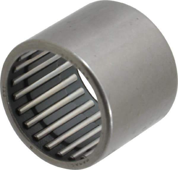IKO - 1-1/4" Bore Diam, 7,500 Lb. Dynamic Capacity, 1-1/4 x 1-1/2 x 1-1/4", Caged, Open End, Shell Needle Roller Bearing - 1-1/2" Outside Diam, 1-1/4" Wide - Eagle Tool & Supply