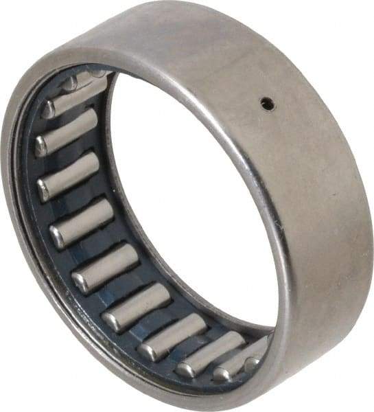 IKO - 1-1/2" Bore Diam, 5,500 Lb. Dynamic Capacity, 1-1/2 x 1-7/8 x 5/8", Caged, Open End, Shell Needle Roller Bearing - 1-7/8" Outside Diam, 5/8" Wide - Eagle Tool & Supply