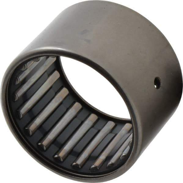 IKO - 1-1/2" Bore Diam, 10,600 Lb. Dynamic Capacity, 1-1/2 x 1-7/8 x 1-1/4", Caged, Open End, Shell Needle Roller Bearing - 1-7/8" Outside Diam, 1-1/4" Wide - Eagle Tool & Supply