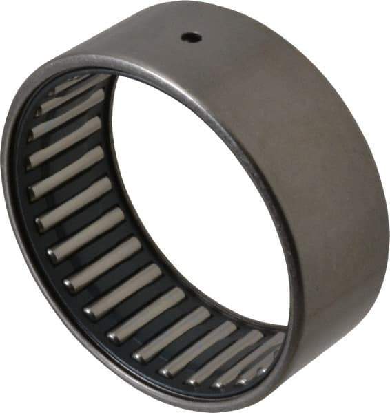 IKO - 2-1/4" Bore Diam, 11,300 Lb. Dynamic Capacity, 2-1/4 x 2-5/8 x 1", Caged, Open End, Shell Needle Roller Bearing - 2-5/8" Outside Diam, 1" Wide - Eagle Tool & Supply