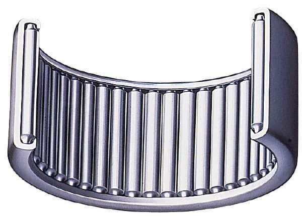 IKO - 1-5/16" Bore Diam, 4,750 Lb. Dynamic Capacity, 1-5/16 x 1-5/8 x 5/8", Caged, Open End, Shell Needle Roller Bearing - 1-5/8" Outside Diam, 5/8" Wide - Eagle Tool & Supply