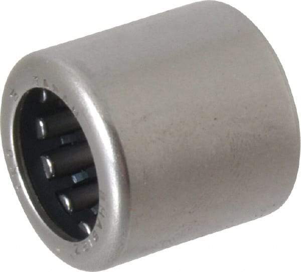 IKO - 1/2" Bore Diam, 2,850 Lb. Dynamic Capacity, 1/2 x 3/4 x 3/4", Caged, Shell Needle Roller Bearing - Heavy Section, 3/4" Outside Diam, 3/4" Wide - Eagle Tool & Supply