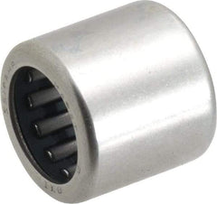 IKO - 9/16" Bore Diam, 3,250 Lb. Dynamic Capacity, 9/16 x 13/16 x 3/4", Caged, Shell Needle Roller Bearing - Heavy Section, 13/16" Outside Diam, 3/4" Wide - Eagle Tool & Supply