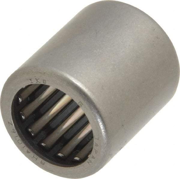 IKO - 5/8" Bore Diam, 4,300 Lb. Dynamic Capacity, 5/8 x 7/8 x 1", Caged, Shell Needle Roller Bearing - Heavy Section, 7/8" Outside Diam, 1" Wide - Eagle Tool & Supply