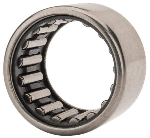 IKO - 11/16" Bore Diam, 2,900 Lb. Dynamic Capacity, 11/16 x 9/16 x 5/8", Caged, Shell Needle Roller Bearing - Heavy Section, 15/16" Outside Diam, 5/8" Wide - Eagle Tool & Supply