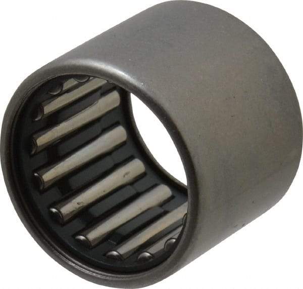 IKO - 7/8" Bore Diam, 5,800 Lb. Dynamic Capacity, 7/8 x 1-3/16 x 1", Caged, Shell Needle Roller Bearing - Heavy Section, 1-3/16" Outside Diam, 1" Wide - Eagle Tool & Supply