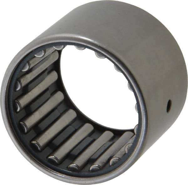 IKO - 1-1/4" Bore Diam, 9,800 Lb. Dynamic Capacity, 1-1/4 x 1-5/8 x 1-1/4", Caged, Shell Needle Roller Bearing - Heavy Section, 1-5/8" Outside Diam, 1-1/4" Wide - Eagle Tool & Supply