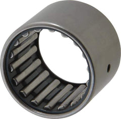 IKO - 1-1/4" Bore Diam, 9,800 Lb. Dynamic Capacity, 1-1/4 x 1-5/8 x 1-1/4", Caged, Shell Needle Roller Bearing - Heavy Section, 1-5/8" Outside Diam, 1-1/4" Wide - Eagle Tool & Supply