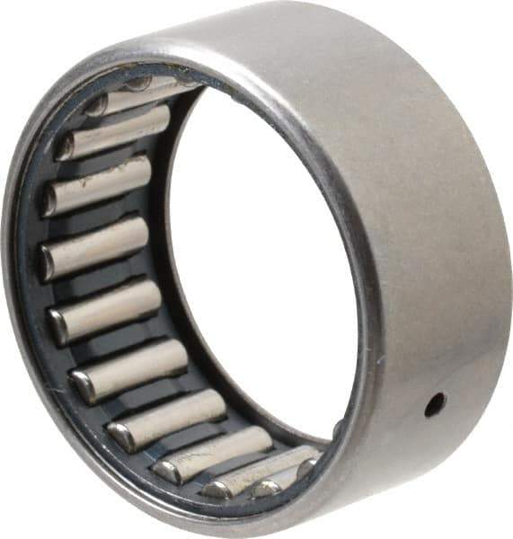 IKO - 1-3/8" Bore Diam, 6,600 Lb. Dynamic Capacity, 1-3/8 x 1-3/4 x 3/4", Caged, Shell Needle Roller Bearing - Heavy Section, 1-3/4" Outside Diam, 3/4" Wide - Eagle Tool & Supply