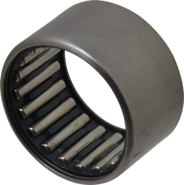 IKO - 1-3/8" Bore Diam, 8,800 Lb. Dynamic Capacity, 1-3/8 x 1-3/4 x 1", Caged, Shell Needle Roller Bearing - Heavy Section, 1-3/4" Outside Diam, 1" Wide - Eagle Tool & Supply