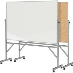 Ghent - Whiteboards & Magnetic Dry Erase Boards Type: Reversible Dry Erase/Corkboard Height (Inch): 78-1/8 - Eagle Tool & Supply