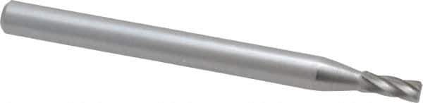 Dremel - 5/64" Cut Diam, 1/8" Shank Diam, Cylinder Head Single Cut Burr - High Speed Steel, Flat End - Eagle Tool & Supply