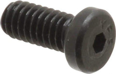 Value Collection - #8-32 UNC Hex Socket Drive, Low Socket Cap Screw - Alloy Steel, Black Oxide Finish, Fully Threaded, 3/8" Length Under Head - Eagle Tool & Supply