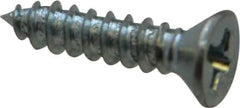 Value Collection - #6 Flat Head Phillips Sheet Metal Screw - Steel, 5/8" OAL, Grade 2 - Eagle Tool & Supply