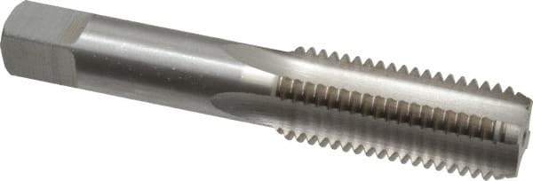 Interstate - M20x2.50 Metric Coarse 6H 4 Flute Bright Finish High Speed Steel Straight Flute Standard Hand Tap - Bottoming, Right Hand Thread, 4-15/32" OAL, 2" Thread Length, D7 Limit, Oversize - Exact Industrial Supply