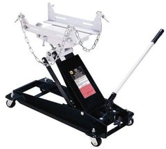 Omega Lift Equipment - 1,100 Lb Capacity Transmission Jack - 8-1/2 to 24-3/4" High, 15" Chassis Width x 31-1/8" Chassis Length - Eagle Tool & Supply